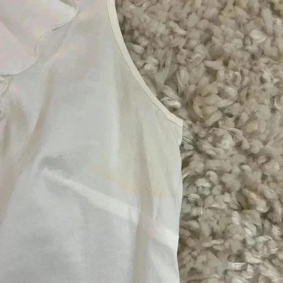 Halogen White Ruffle Top - Size XS - Picture 3 of 13